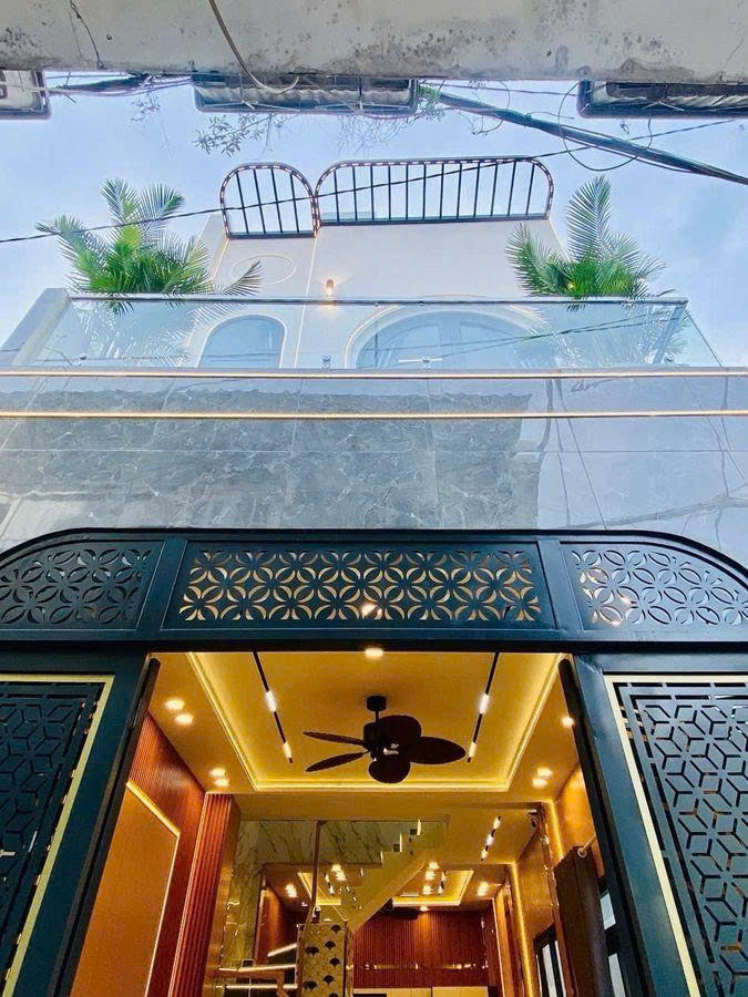 NHÀ HẺM THÔNG LÊ VĂN THỌ,PHẠM VĂN CHIÊU, NHÀ MỚI FULL NT, DT 55M2, 2 TẦNG ĐÚC, NGANG 5M,