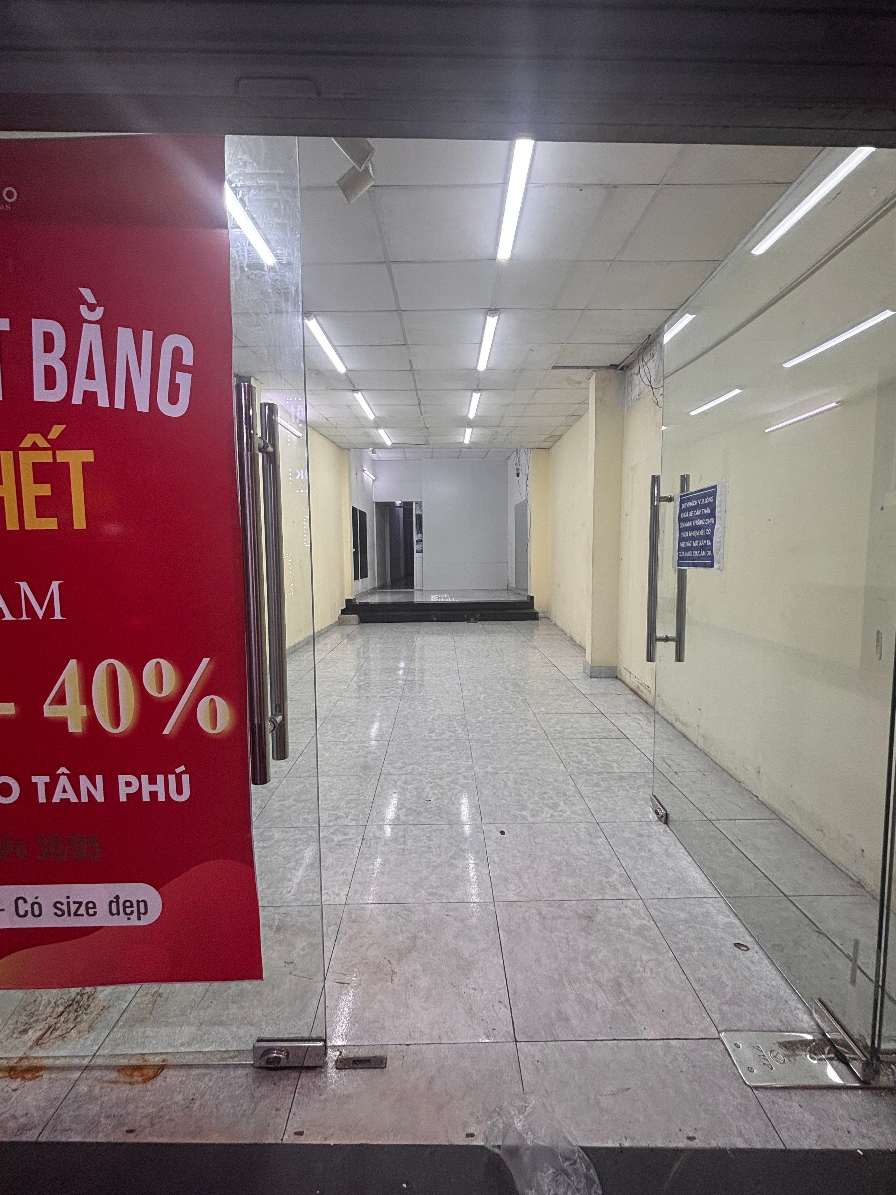 Cho thuê mặt bằng Tân Kỳ Tân  Quý