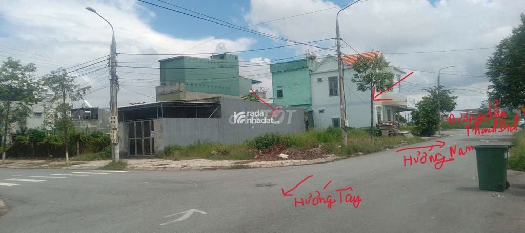 Chính chủ Bán lô góc KDC Thạch Bích, diện tích 134,8m2