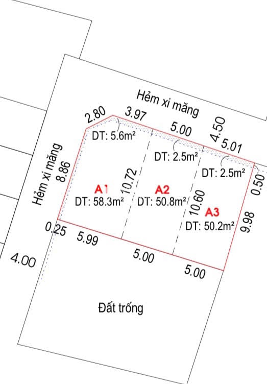 Bán lô đất vuông vức hẻm xe hơi, đường 24 Linh Đông. 53m2. Giá 4,25 tỷ (thương lượng)