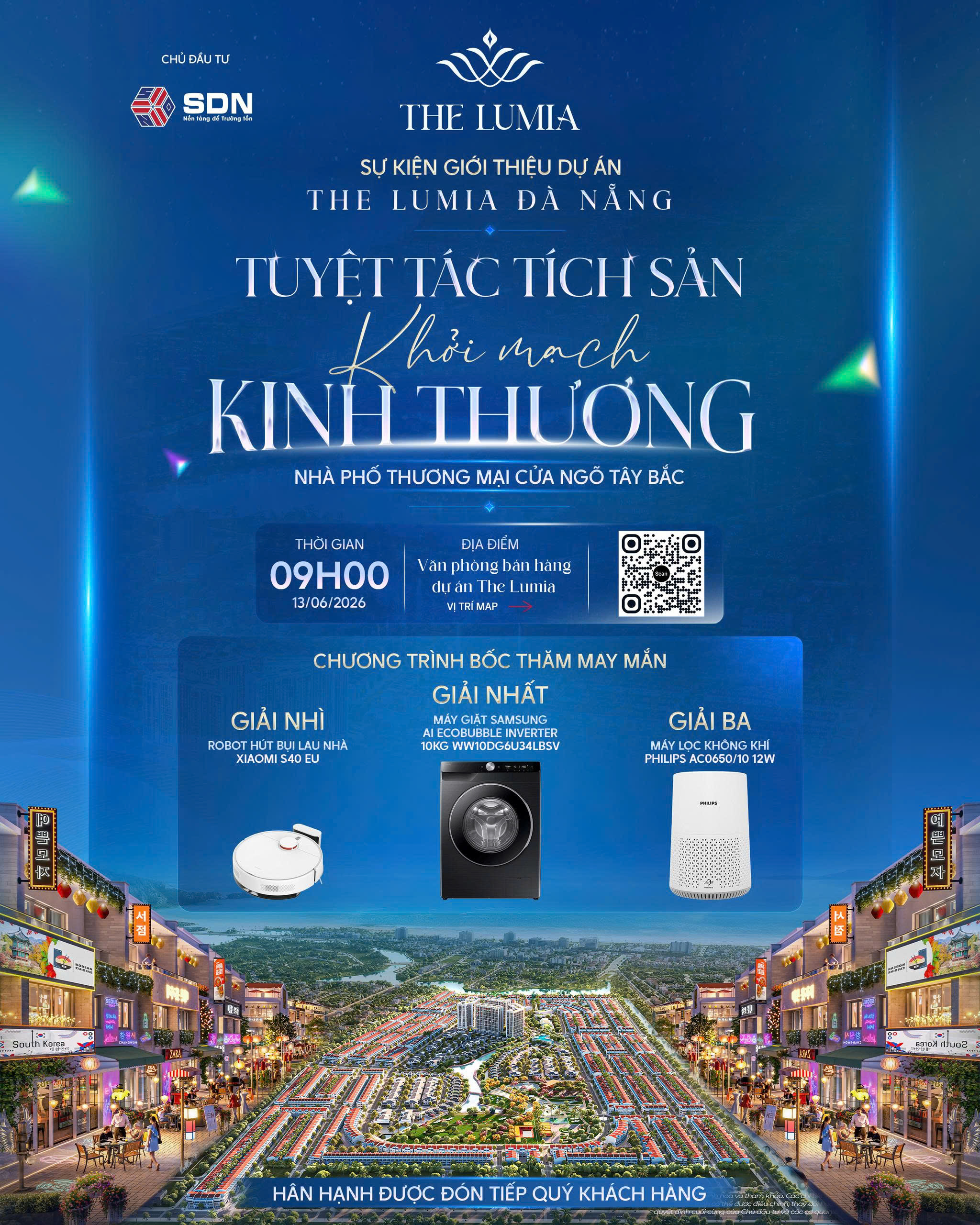 The Lumia Danang - mua giai đoạn đầu - chính sách thanh toán giãn xây với giá đất chỉ 43 triệu/m2