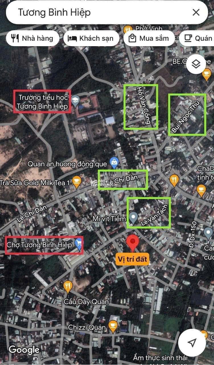 Đất thổ cư siêu đẹp 84m2 đường Lê Văn Tách Tương Bình Hiệp gần BV Hoàn Mỹ Bình Dương