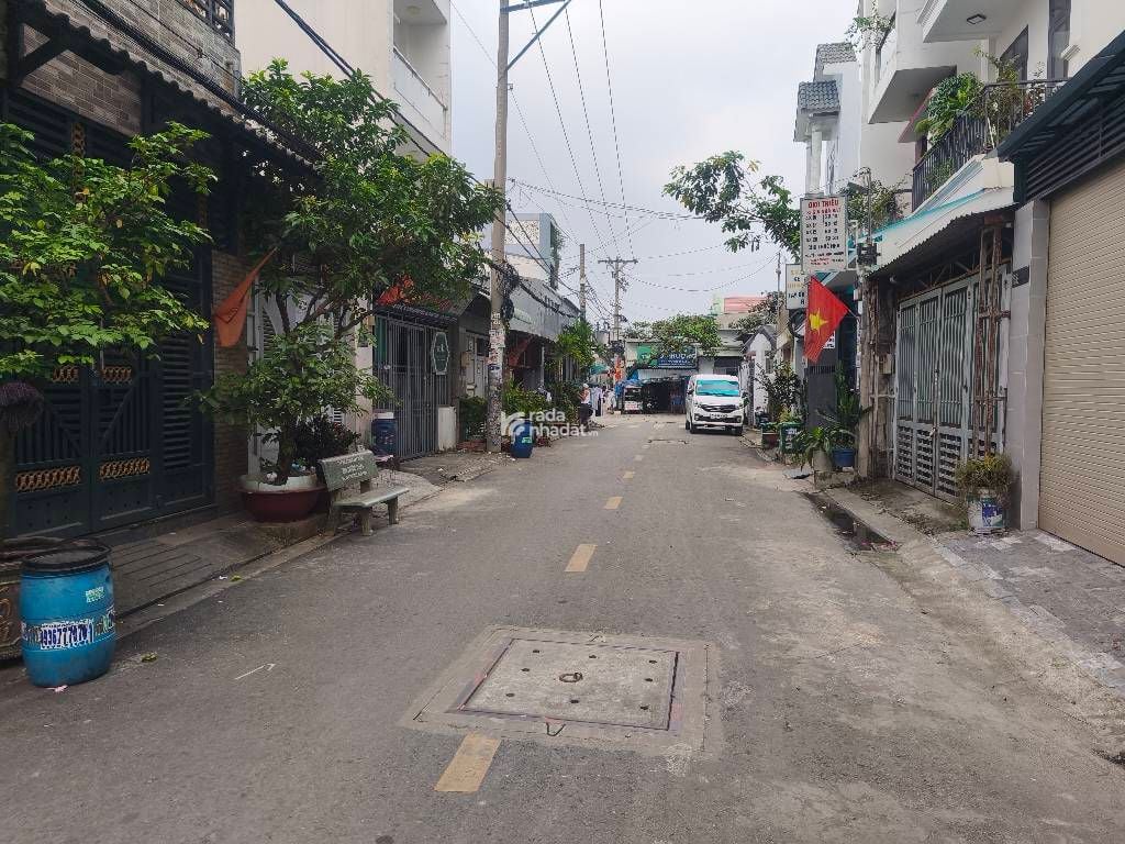 MẶT TIỀN KD ĐƯỜNG SỐ 6-THÔNG QL1-NGÃ TƯ GÒ MÂY-79M2(4X20)-GIÁ 6.3 TỶ