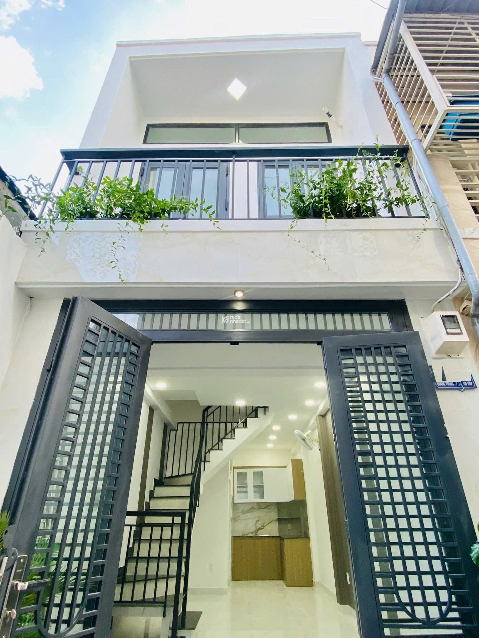 NHÀ MỚI ĐƯỜNG QUANG TRUNG, GẦN CHỢ CẦU, FULL NỘI THẤT, SHR