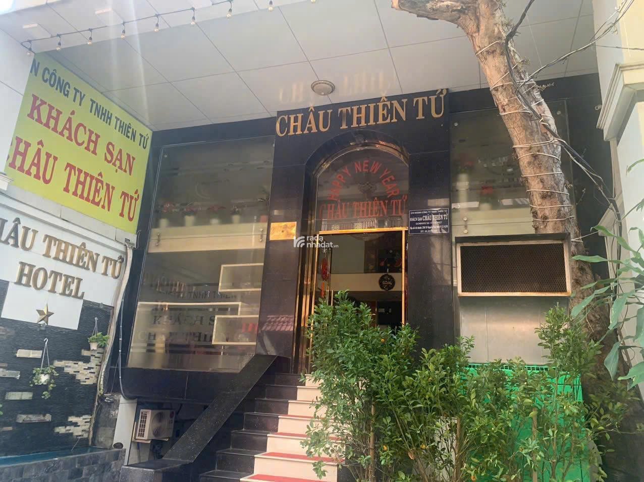 Bán khách sạn đường Nguyễn Thái Bình Q.Tân Bình dt( 8,2 x 18,3m) giá 33 tỷ