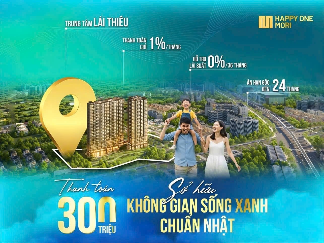 Happy One Mori- Dự án đang xây dựng