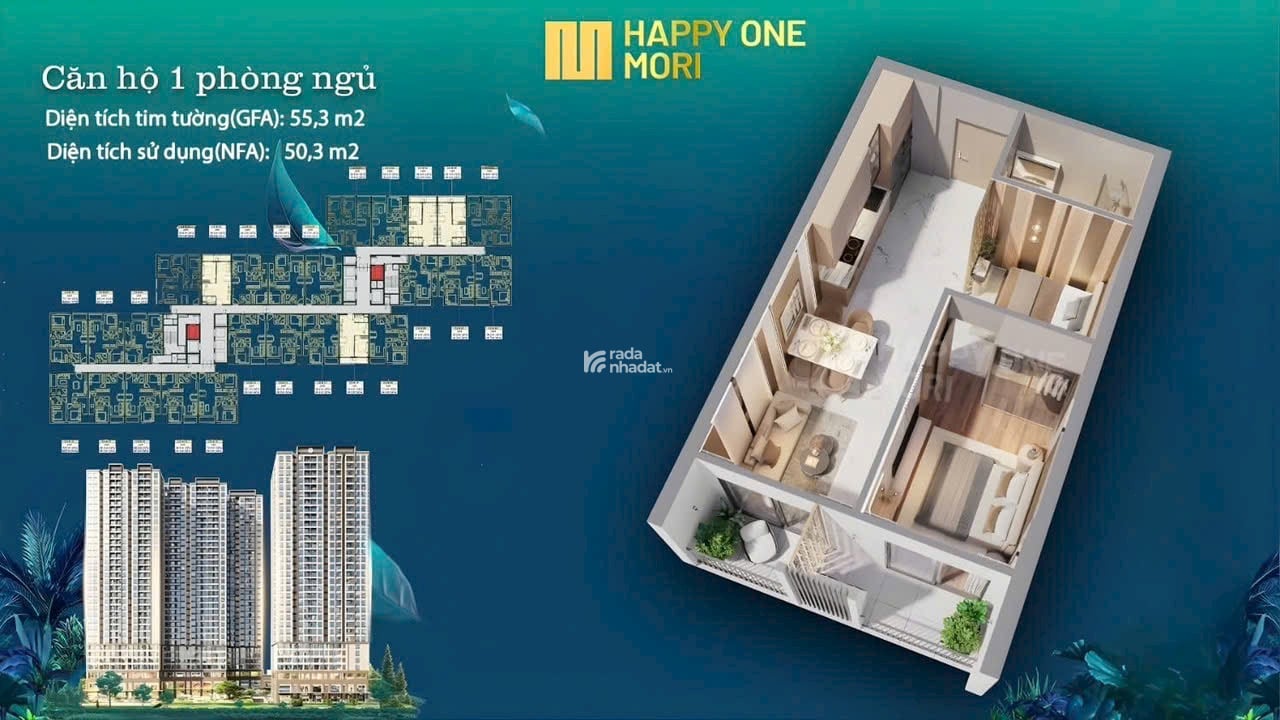 Happy One Mori- Dự án đang xây dựng