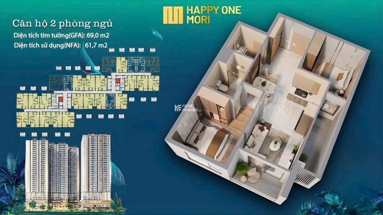 Happy One Mori- Dự án đang xây dựng