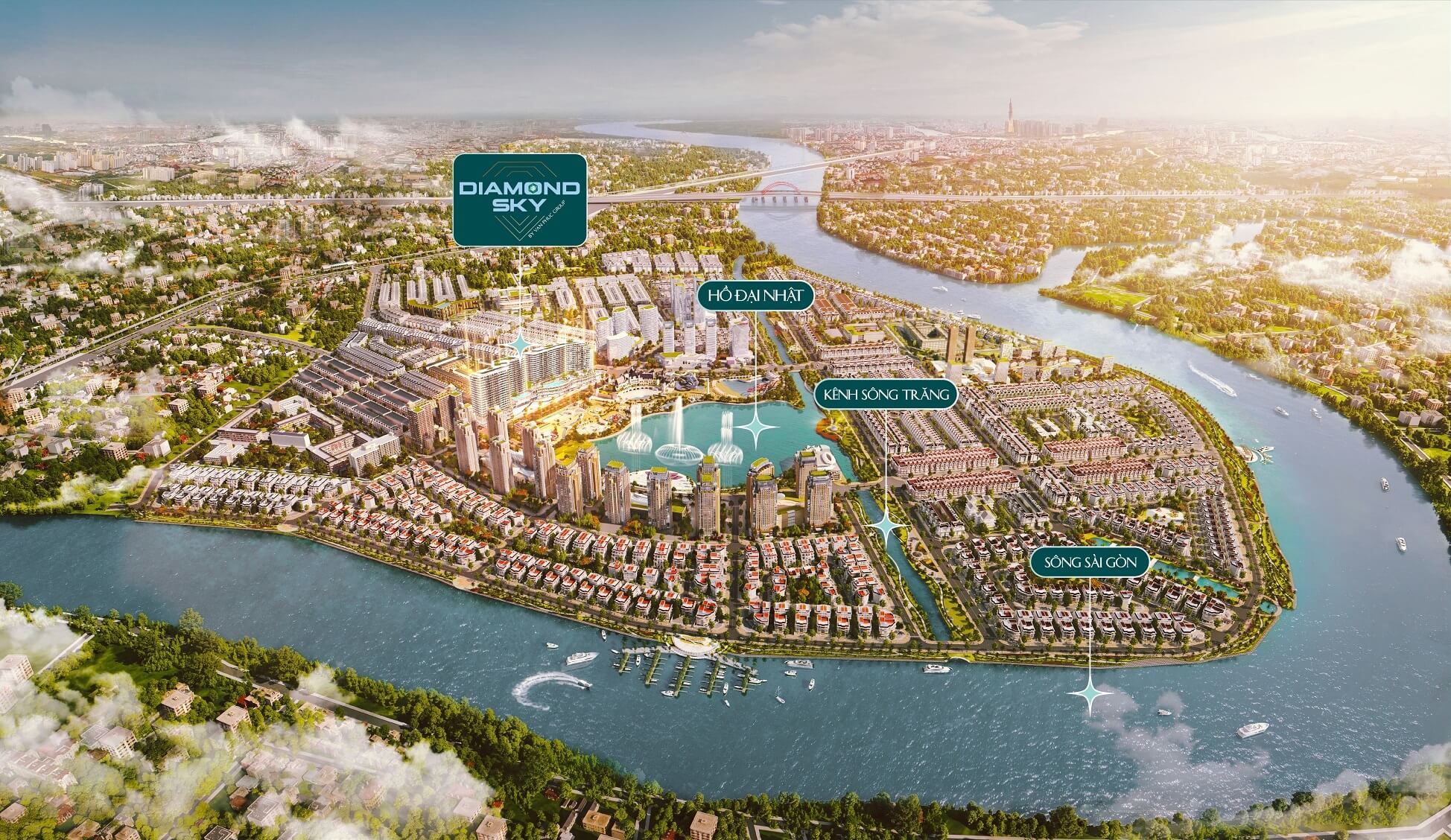 Căn hộ Dianmond Sky Vạn Phúc City căn 2PN, chỉ 7,6 tỷ