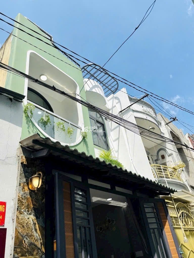 Nhà mới 2 tầng  Lê Văn Thọ  Thông Tây Hội Gò Vấp  4x12m  Giá 5.9 tỷ