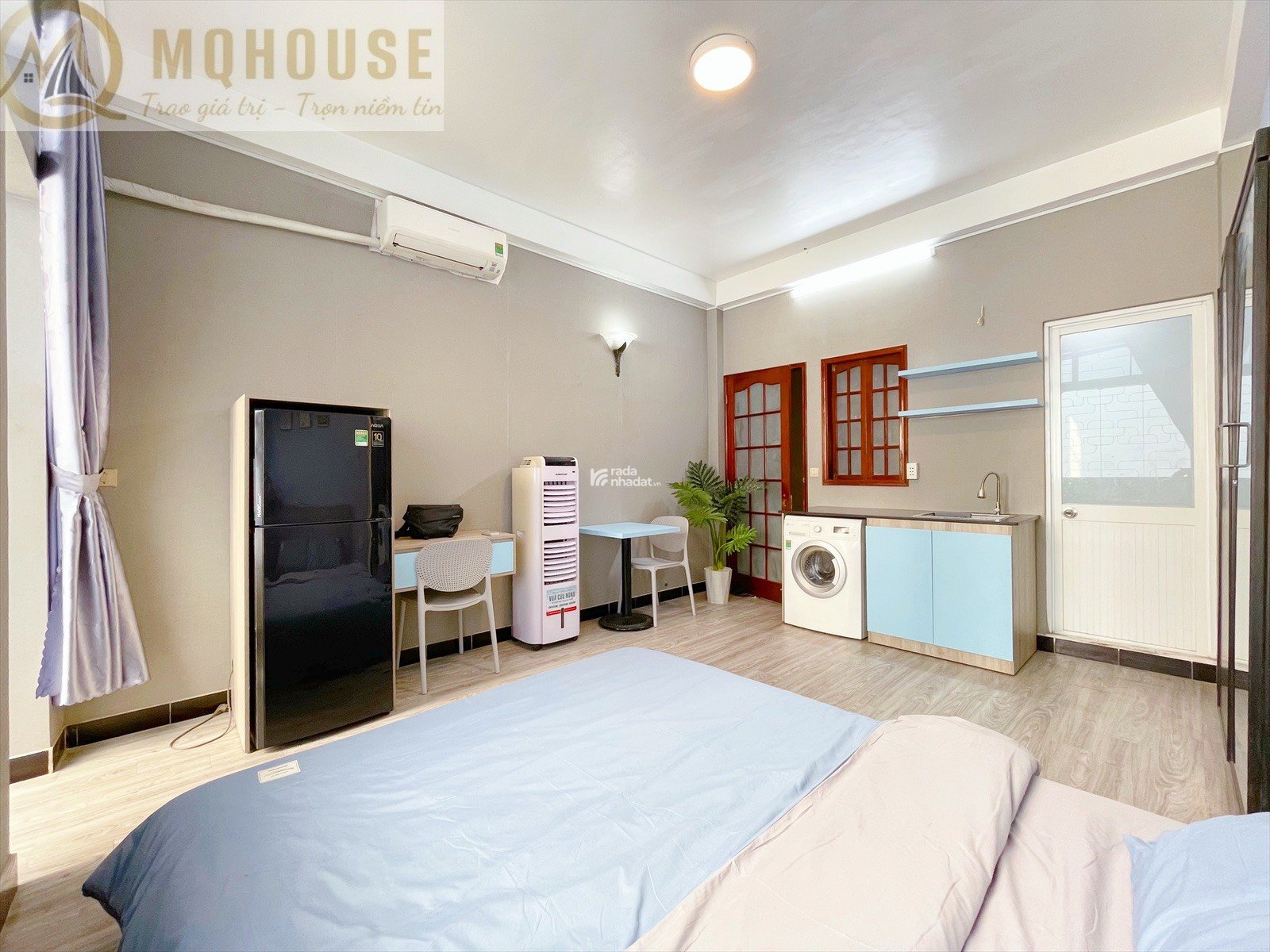 Cho Thuê Căn Hộ Q1_Full Nội Thất_Máy Giặt Riêng_Thang Máy_Mặt Tiền