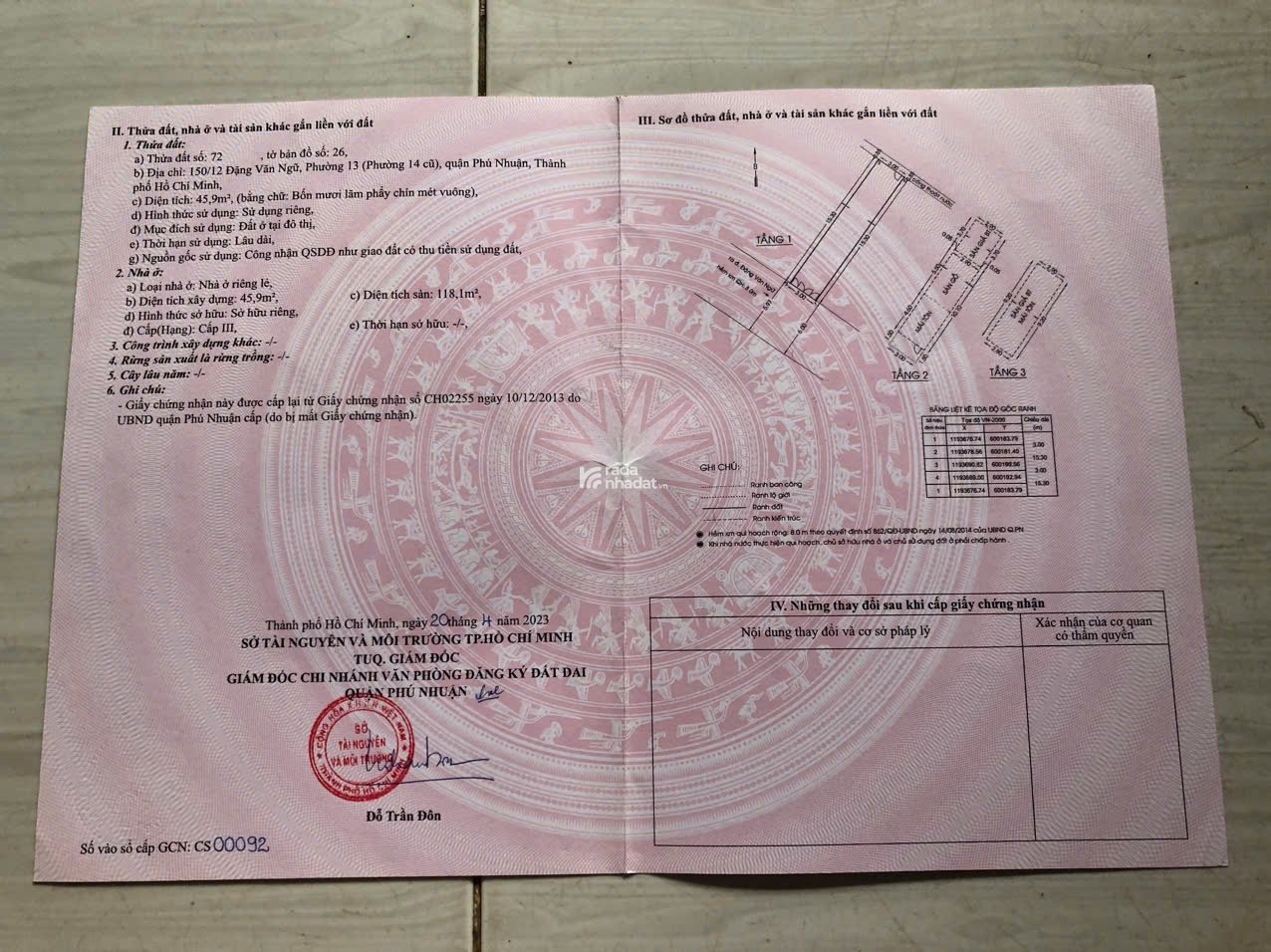   Bán Nhà Đất có thương lượng cho khách có thiện chí