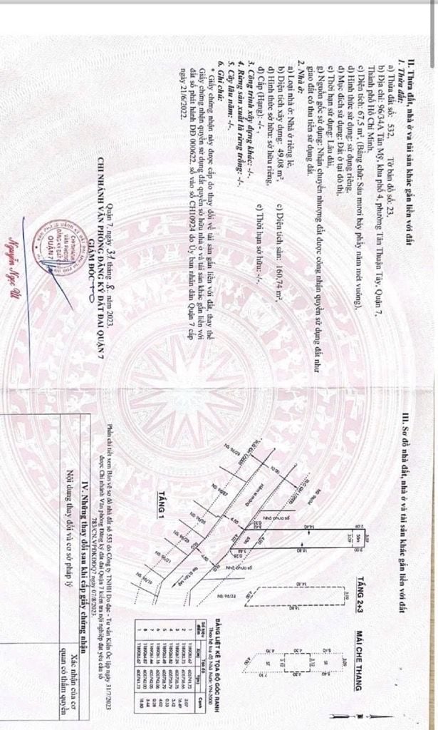 # 96 NHÀ PHỐ 5TẦNG HXTẢI THU NHẬP 80TR/TH TÂN MỸ-QUẬN 7 -SHR PLÝ CHUẦN-NHĨNH 13TỶ TL