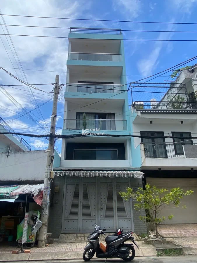 Nhà 4 Tầng, Hẻm 10m Nguyễn Hữu Tiến, 86m2, 5x17.5, tiện ở KD, giá mềm