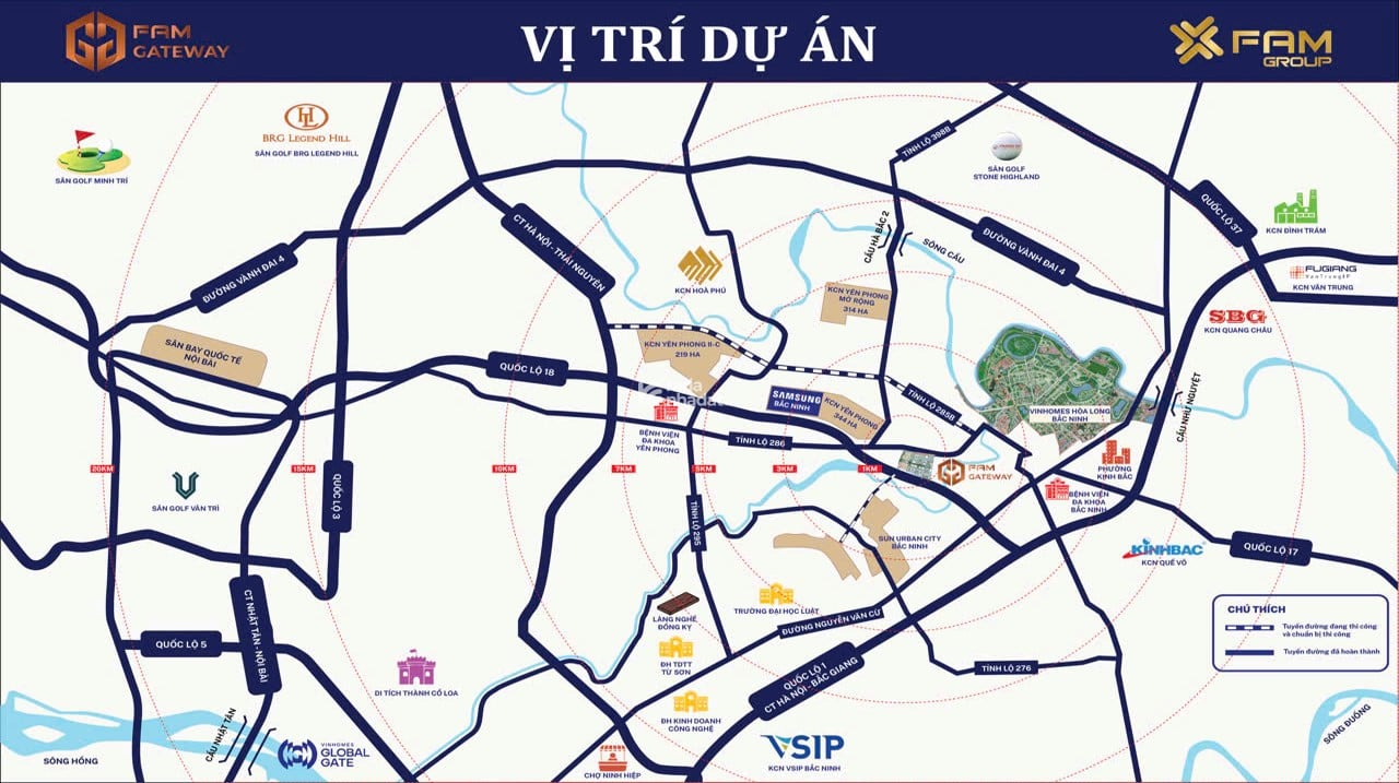 DỰ ÁN YÊN PHONG GATEWAY - BẮC NINH