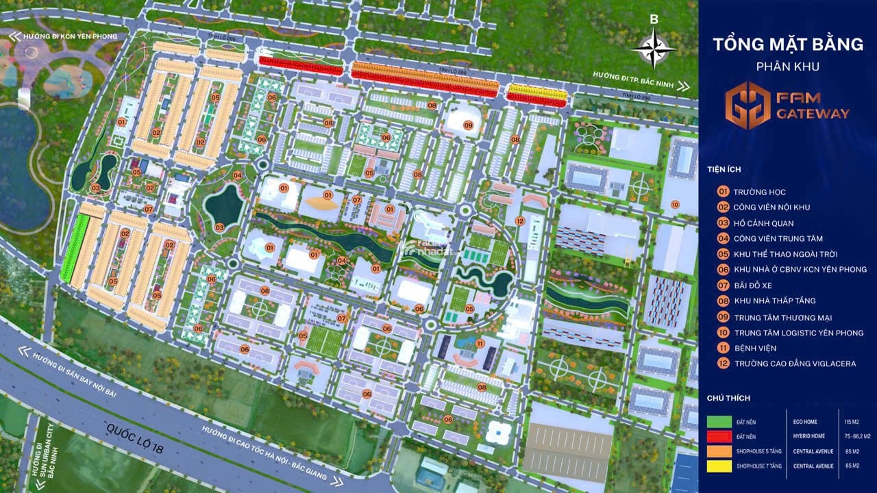 DỰ ÁN YÊN PHONG GATEWAY - BẮC NINH