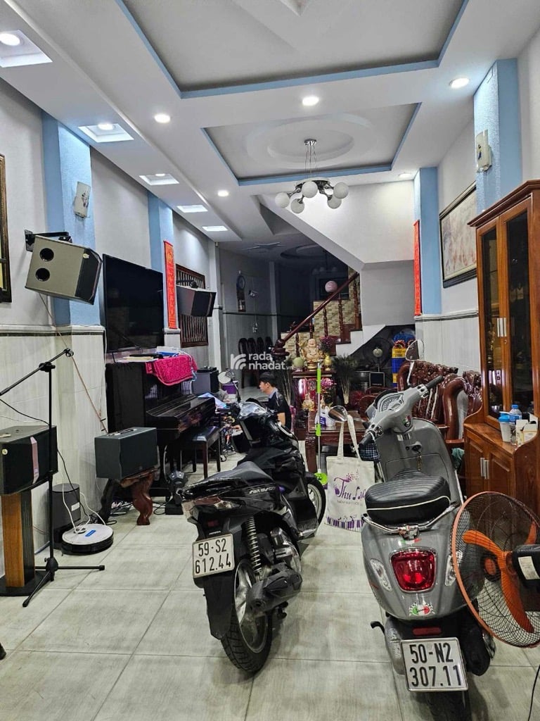 NHÀ 4 TẦNG 79M2(3.9X20)-HẺM 4M HẬU GIANG-GIÁ 7.9 TỶ