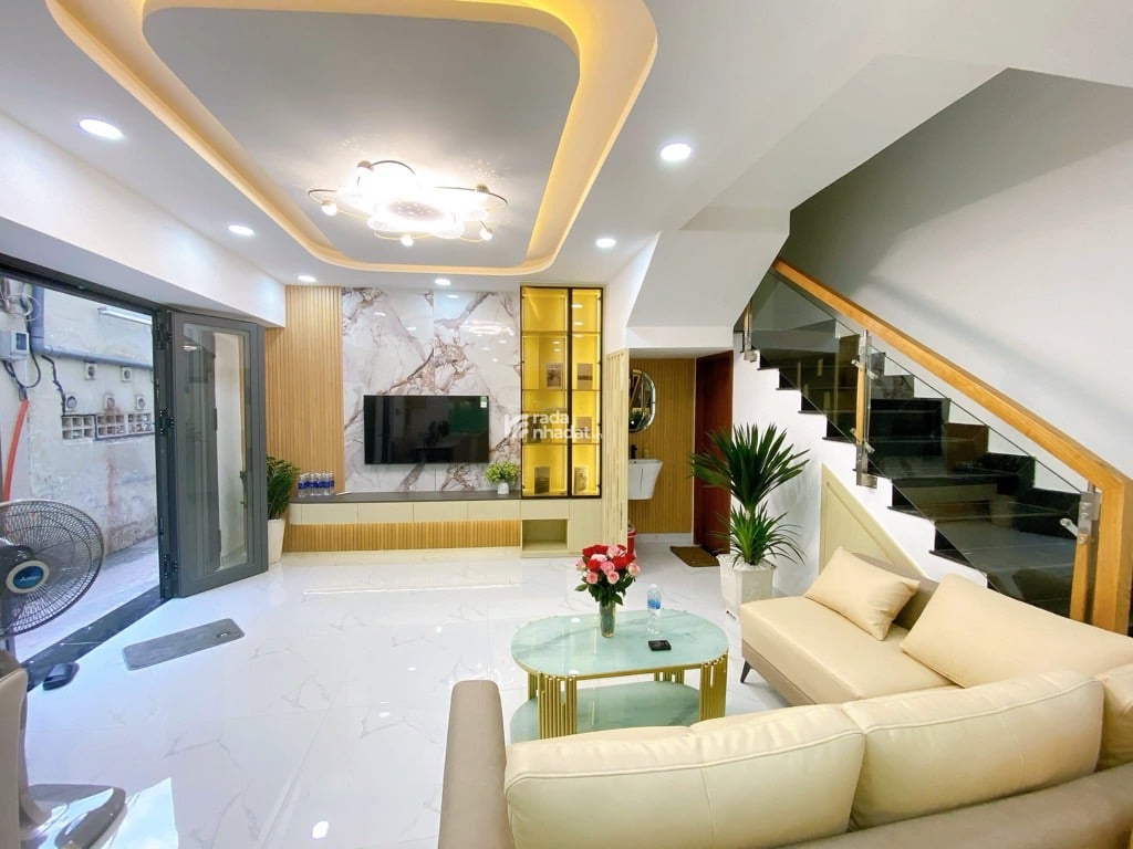 4 TẦNG MỚI ĐẸP - NGANG 6M - 6PN - GẦN MẶT TIỀN LÊ VĂN SỸ - VÒNG XOAY LĂNG CHA CẢ - FULL NỘI THẤT 