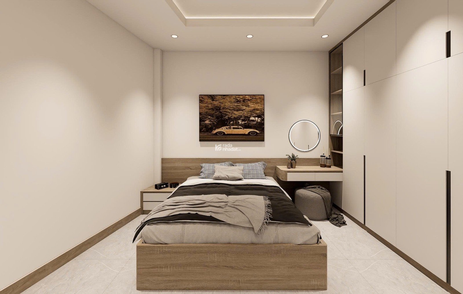 Nhà đẹp bán gấp 4 lầu, hẻm ô tô, đường Trần Thái Tông , P.15, Tân Bình, chỉ 6,5 tỷ TL