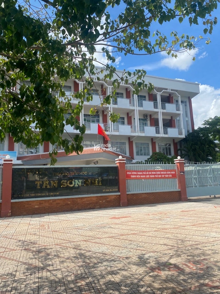 BÁN NHÀ MẶT TIỀN 105M2 11.X TỶ KẾ TRƯỜNG TIỂU HỌC TÂN SƠN NHÌ TÂN PHÚ