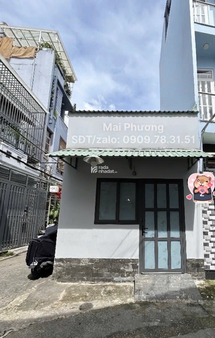 NHÀ GỐC 2 MẶT THOÁNG - KHU XÔ VIẾT NGHỆ TĨNH, GIÁP QUẬN 1 / 24M2 / GIÁ CHỈ 3 TỶ 600