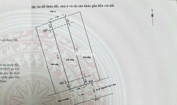 ĐẤT CỰC HIẾM LỌT KHE GÒ VẤP 80M2 ( 4.2 x  19) HXH XÂY DỰNG ĐƯỢC 5-6 TẦNG CHỈ 5.3 TỶ TL