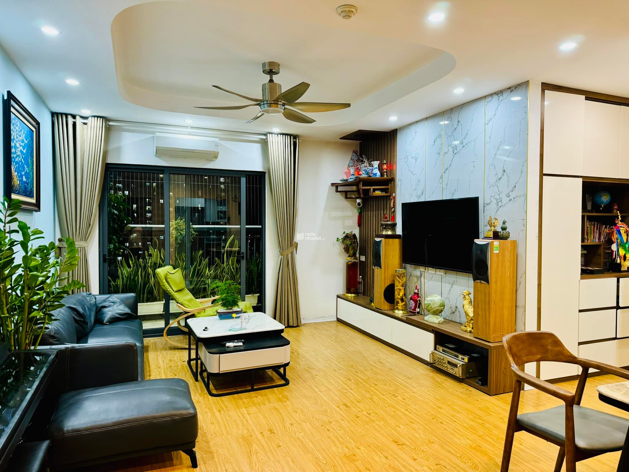 Cho thuê căn Chung cư CT12 Văn Phú 70m2, 2 ngủ 2 vệ sinh giá 8.5 triệu/1thFull nội thất đẹp