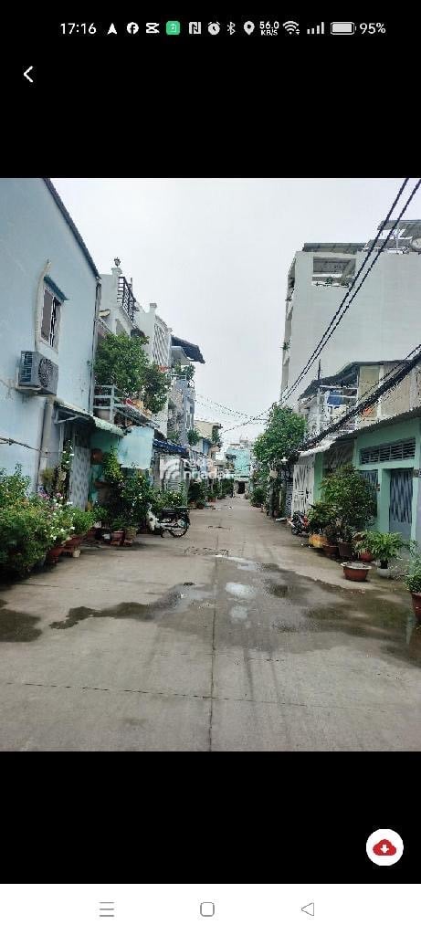 BÁN NHÀ HXH, HẺM 8 HOÀNG SĨ KHẢI, P. BÌNH ĐÔNG, QUẬN 8, 75M2