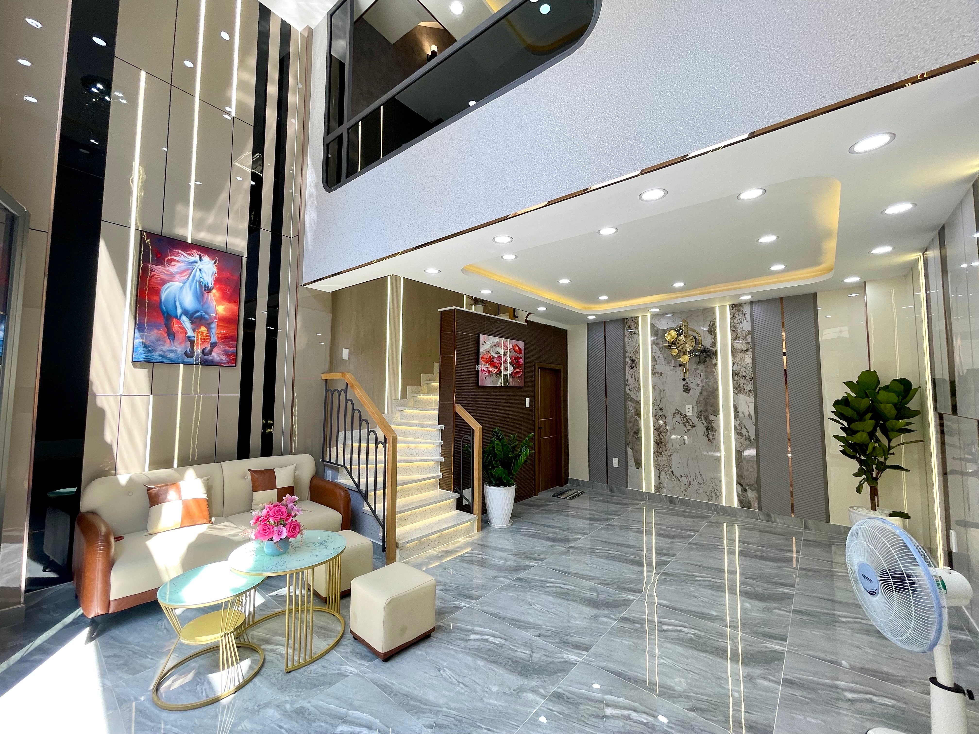 NHÀ ĐẸP XÂY MỚI - HẺM 5M Đ.QUANG TRUNG - 5x7 - 4 TẦNG - FULL NỘI THẤT - CHỈ 6.7 TỶ TL