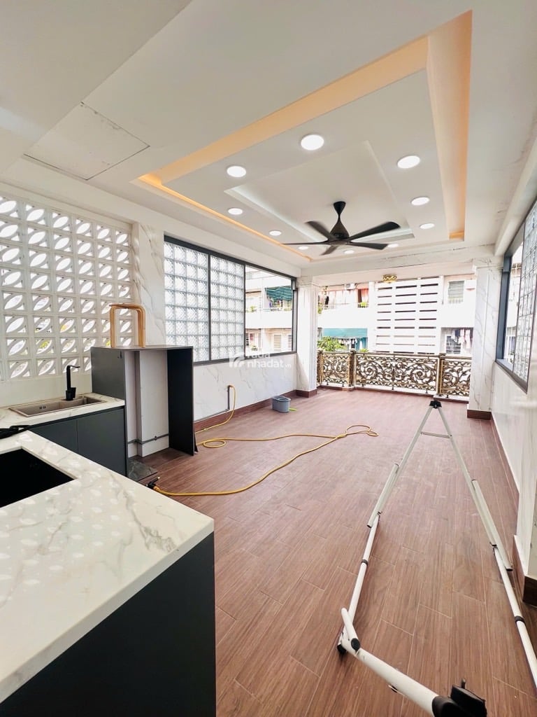 MẶT TIỀN KINH DOANH ĐỘC LẬP - TÂN PHÚ - ĐƯỜNG 12M LỀ 3M - 4 TẦNG - 60M2 (4x15) - NỘI THẤT CAO CẤP