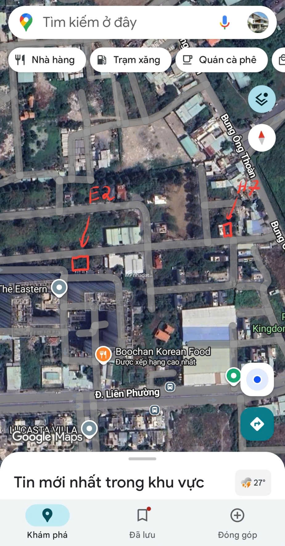 Nền biệt thự 220,4m2 ngay góc đường Bưng Ông Thoàn , SHR , liền kề Vinhomes Grand Park