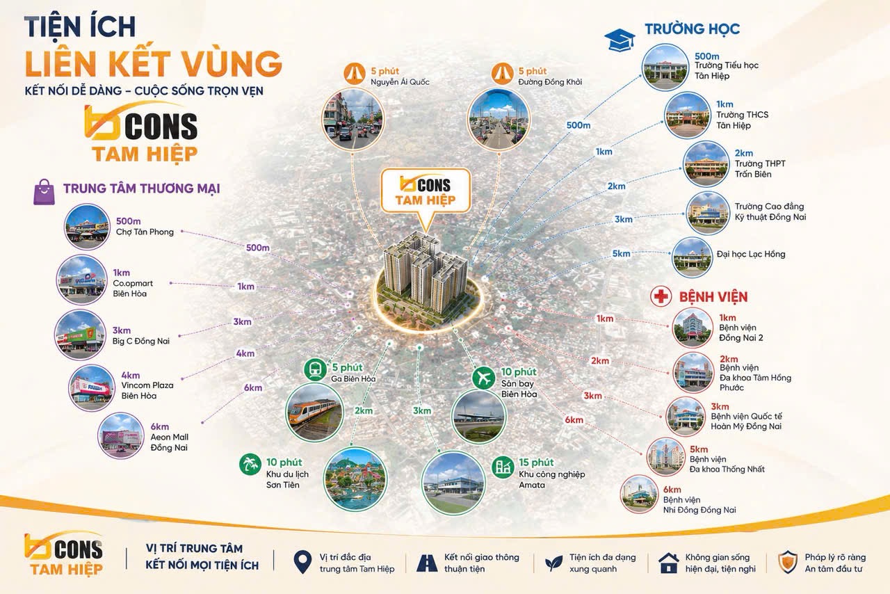 Căn hộ Trung tâm Biên Hoà, TP Đồng Nai