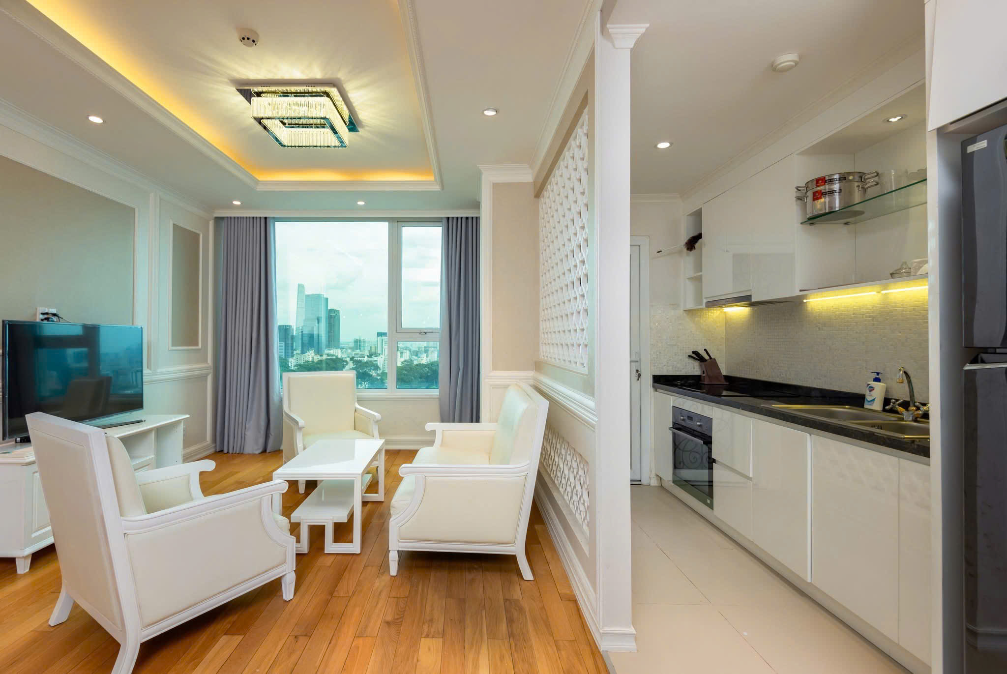 Cho thuê căn hộ Leman Luxury Q3 , 117 nguyễn đình chiểu, 2pn 2wc