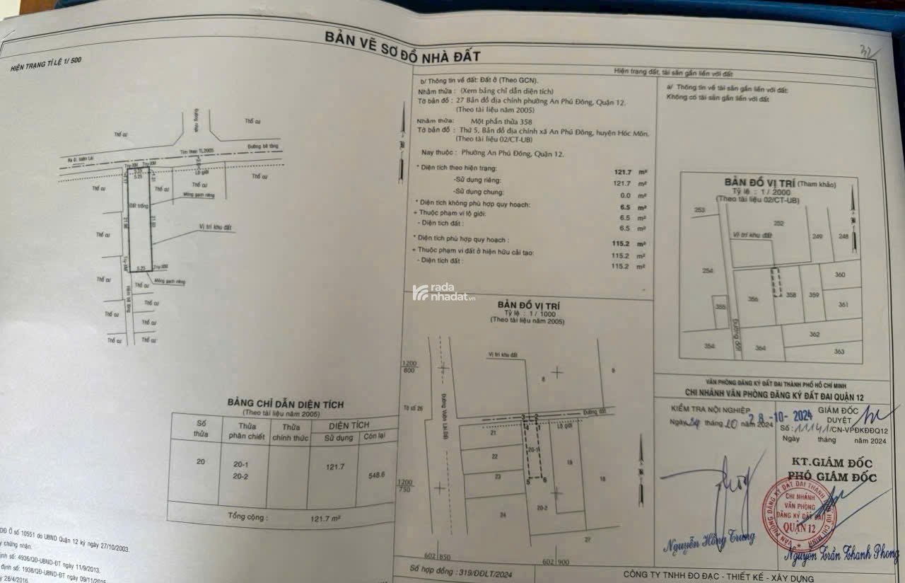 ĐẤT AN PHÚ ĐÔNG, Q12, 5.3MX23M - XÂY CHDV, KHÁCH SẠN