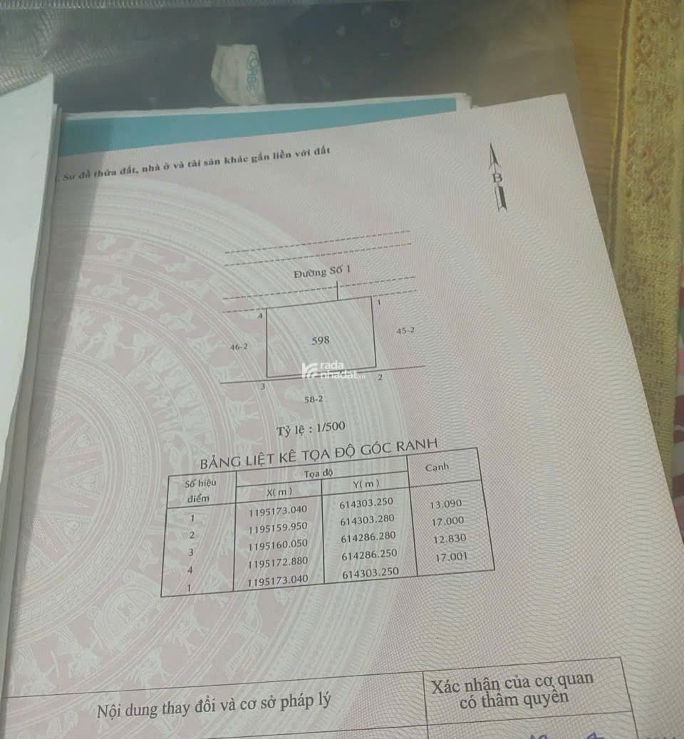 Nền biệt thự 220,4m2 ngay góc đường Bưng Ông Thoàn , SHR , liền kề Vinhomes Grand Park