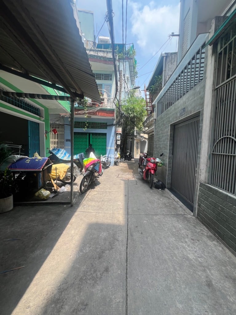 HẺM XE HƠI THÀNH MỸ, TÂN BÌNH, 56M2 TIỆN XÂY MỚI. GIẢM 350TR CHỈ CÒN 6.6T  