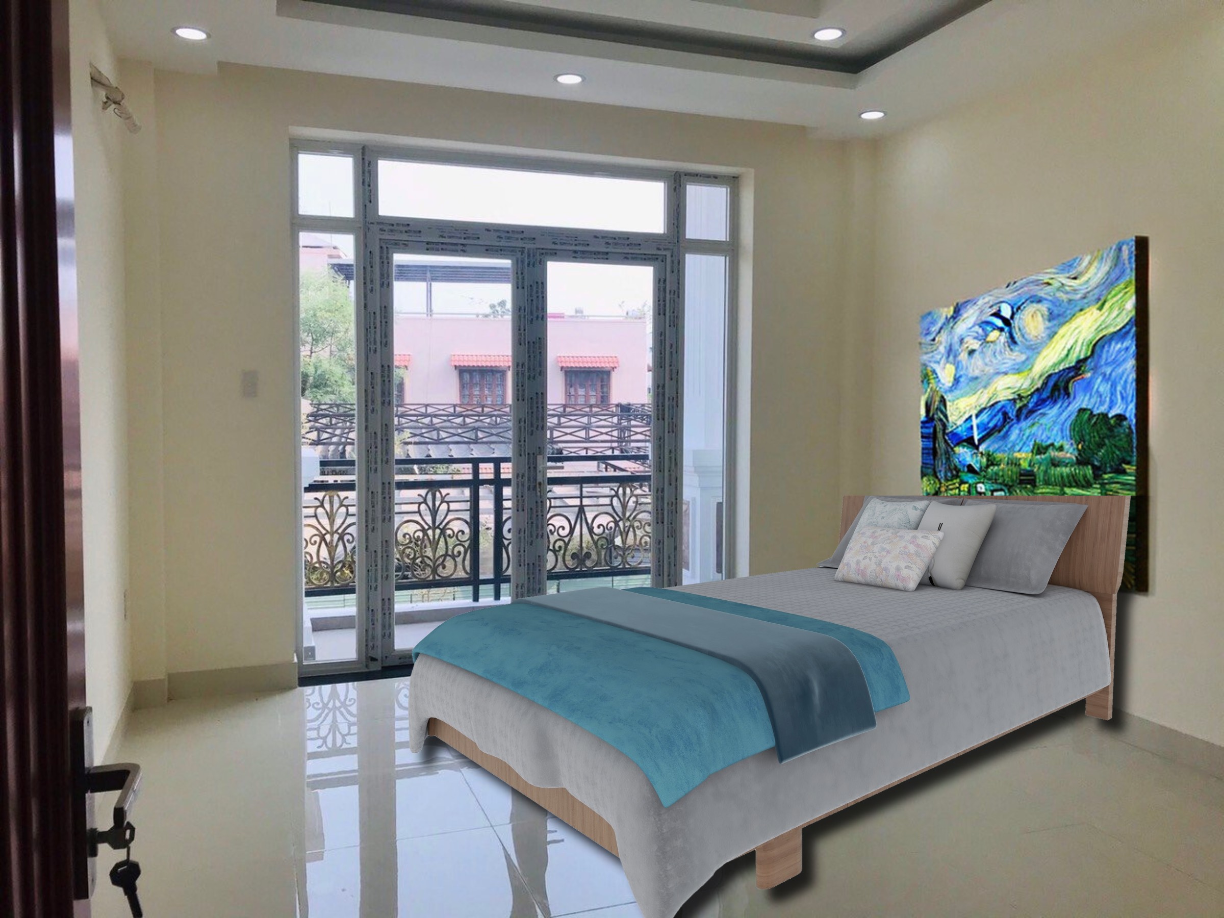 Cho thuê nhà phố KDC Lộc Vừng , hẻm 535 Quốc lộ 13 gần sát bên Vạn Phúc City. giá 18 triệu / tháng.