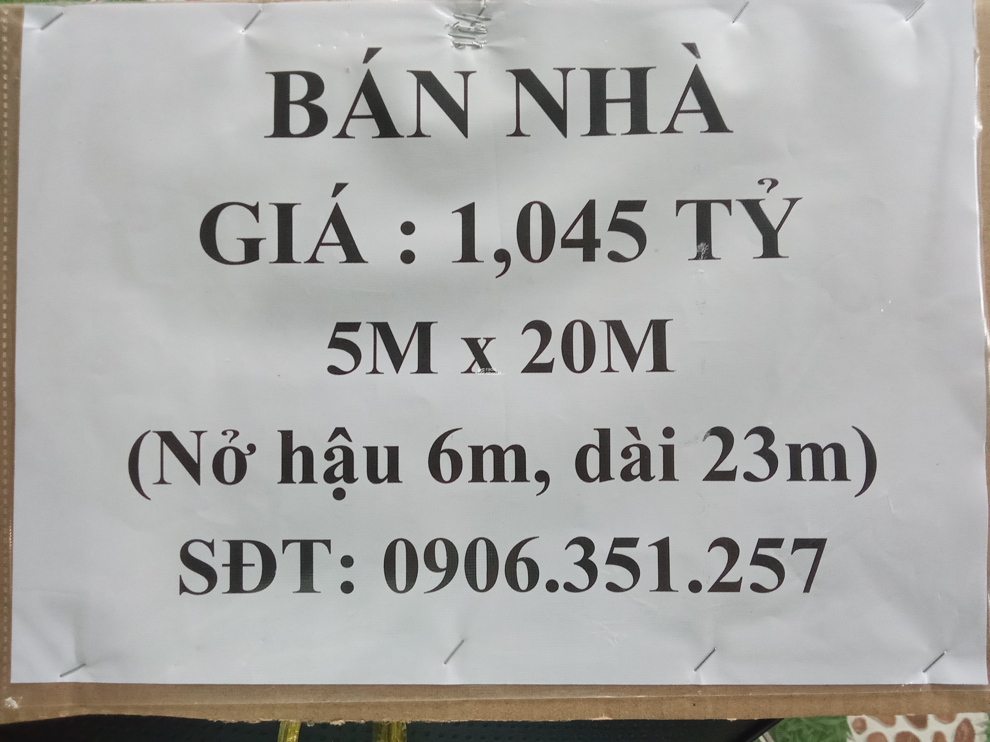 Bán nhà Chợ Thanh Hóa Trảng Dai
