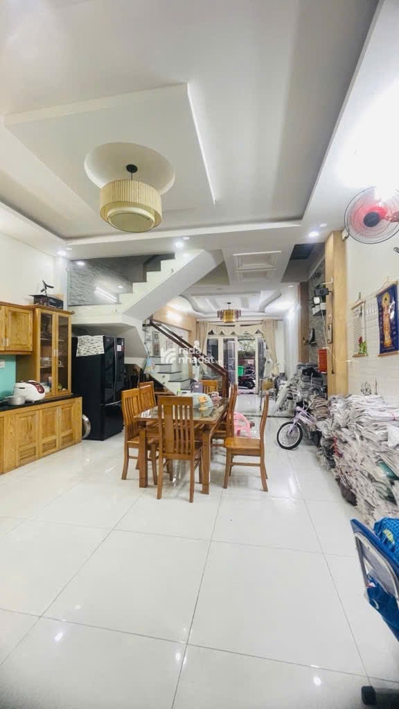 Bán Gấp  nhà 4 tầng Gần CV Làng Hoa   Lê Văn Thọ  P11  Gò Vấp  77m2  Hẻm 6m Giá 9.3 Tỷ