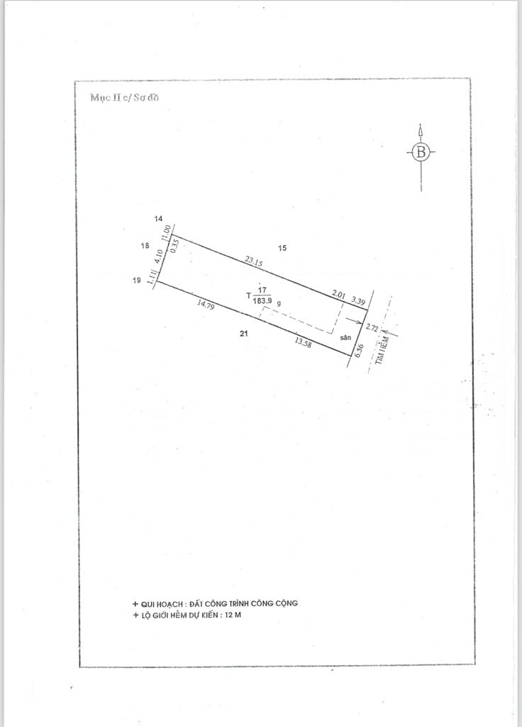 MẶT TIỀN ĐƯỜNG - KINH DOANH ĐỈNH - TIỆN XÂY BIÊT THỰ hoặc CHDV - SÁT LŨY BÁN BÍCH - CHỈ 22 TỶ