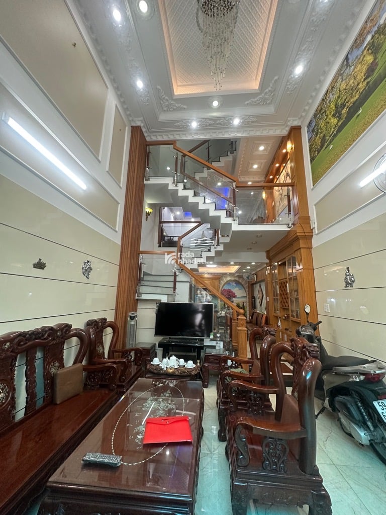 NHÀ ĐẸP BÌNH TÂN 5 TẦNG BTCT 54M2 5.X TỶ 4PN HẺM XE TẢI 6M SÁT MẶT TIỀN 