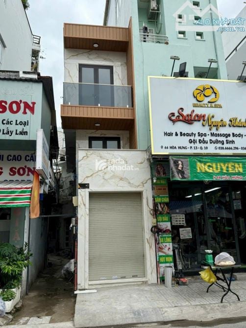 BÁN NHÀ 2 MẶT TIỀN đường Hoà Hưng Quận 10
