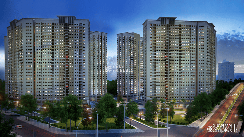 Cho thuê chung cư Xuân Mai Complex 2pn, 2 vs giá 9 triệu