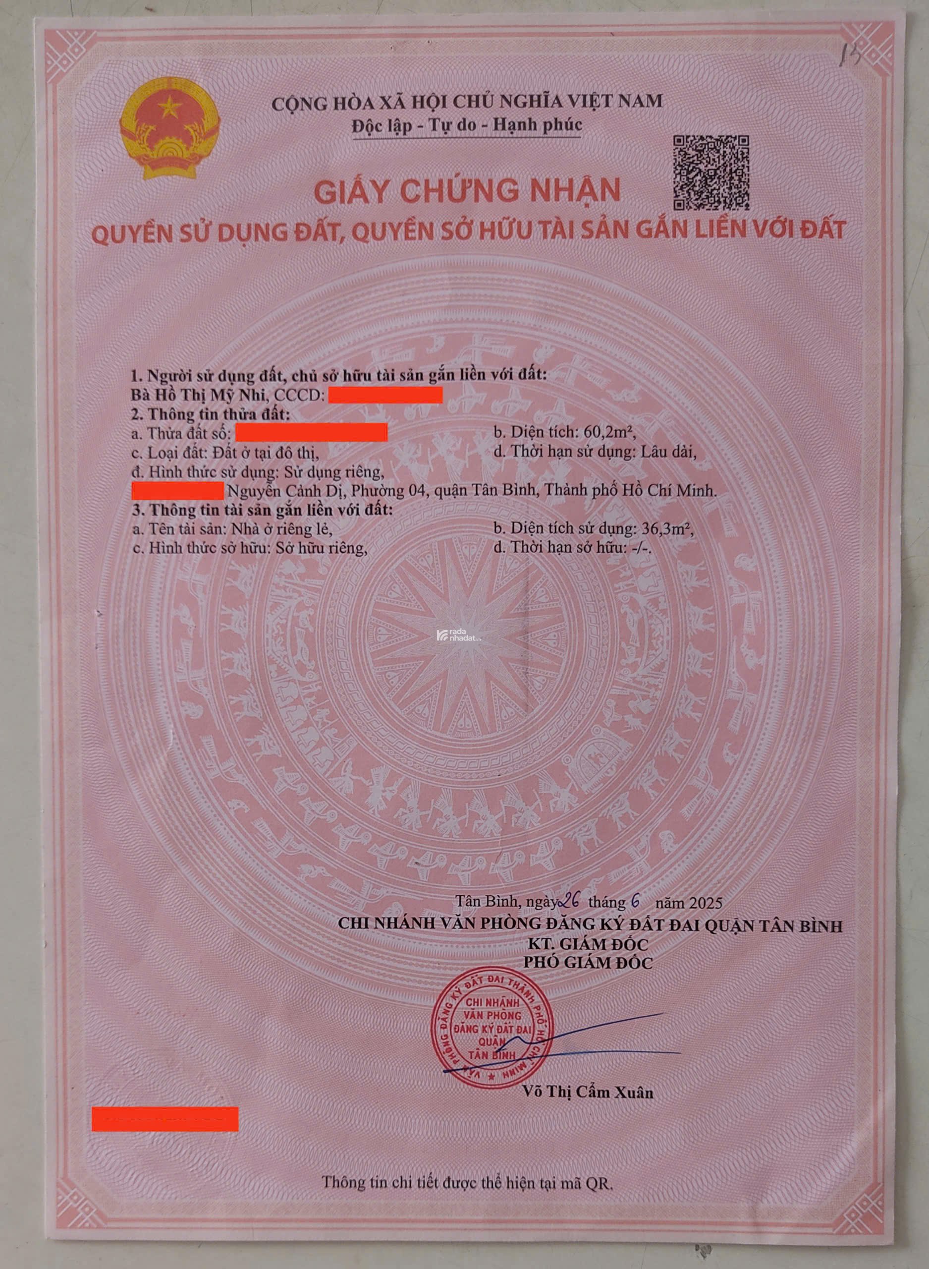 24/7: HOT 11 TỶ 5 NHÀ NGUYỄN CẢNH DỊ, P4, TÂN BÌNH Cách nhà ga T1, T2 và T3 hơn 1km