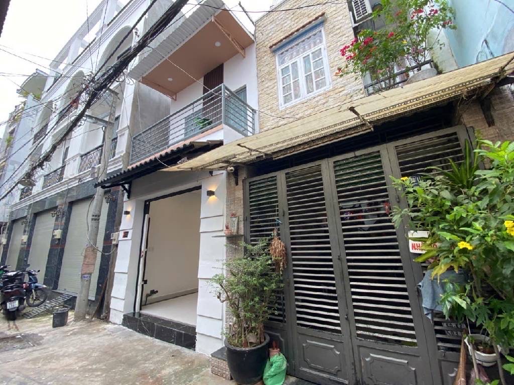 Nhà mới, hẻm Vip Bình Tiên , Nở hậu , sổ hồng hoàn công đủ .
