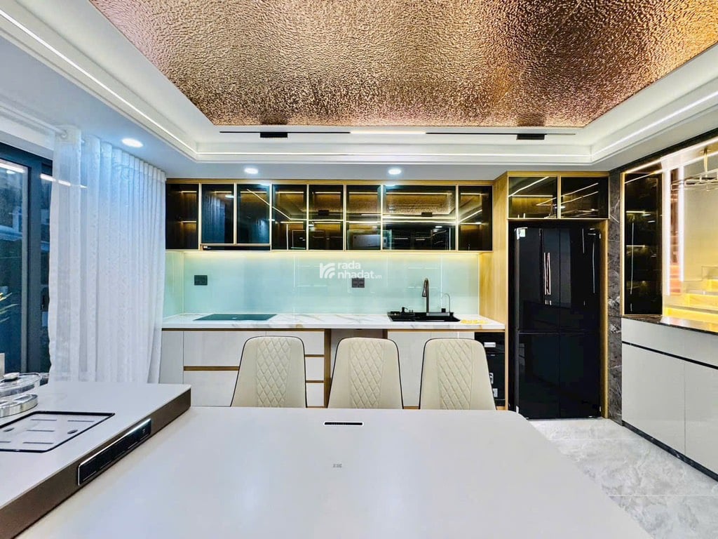 Bán nhà khu đồng bộ vip 6 tầng, thang máy, gara ôtô, 65m2, ngay chợ An Nhơn Gò Vấp, 13.x tỷ