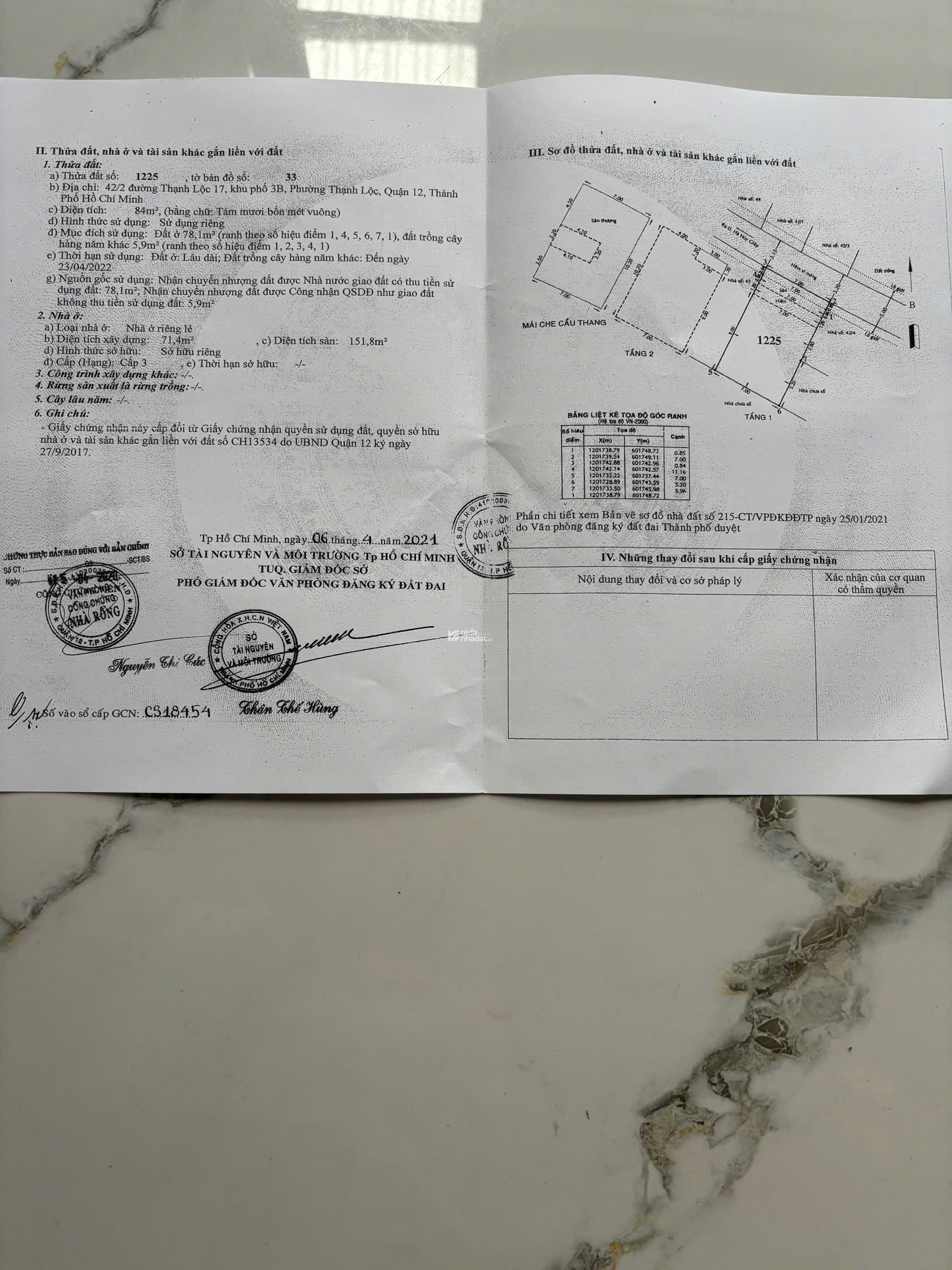 NHÀ DIỆN TÍCH KHỦNG 7x12M - 1/ TL17, Q12 CÁCH CHỢ CẦU ĐỒNG 200M