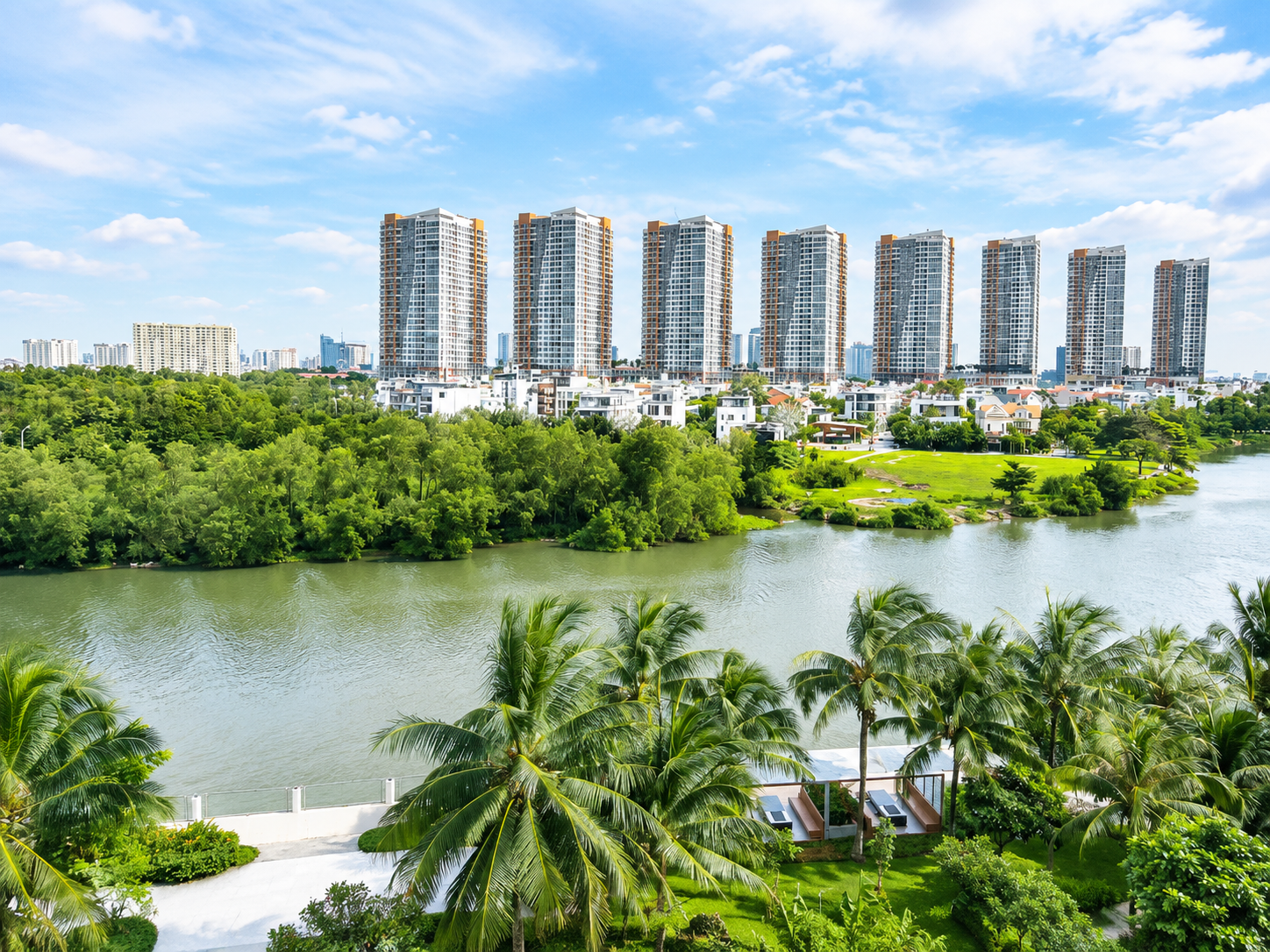 Cho thuê 19 triệu/tháng căn 1PN Đảo Kim Cương Diamond Island Quận 2, Full NT, vào ở ngay