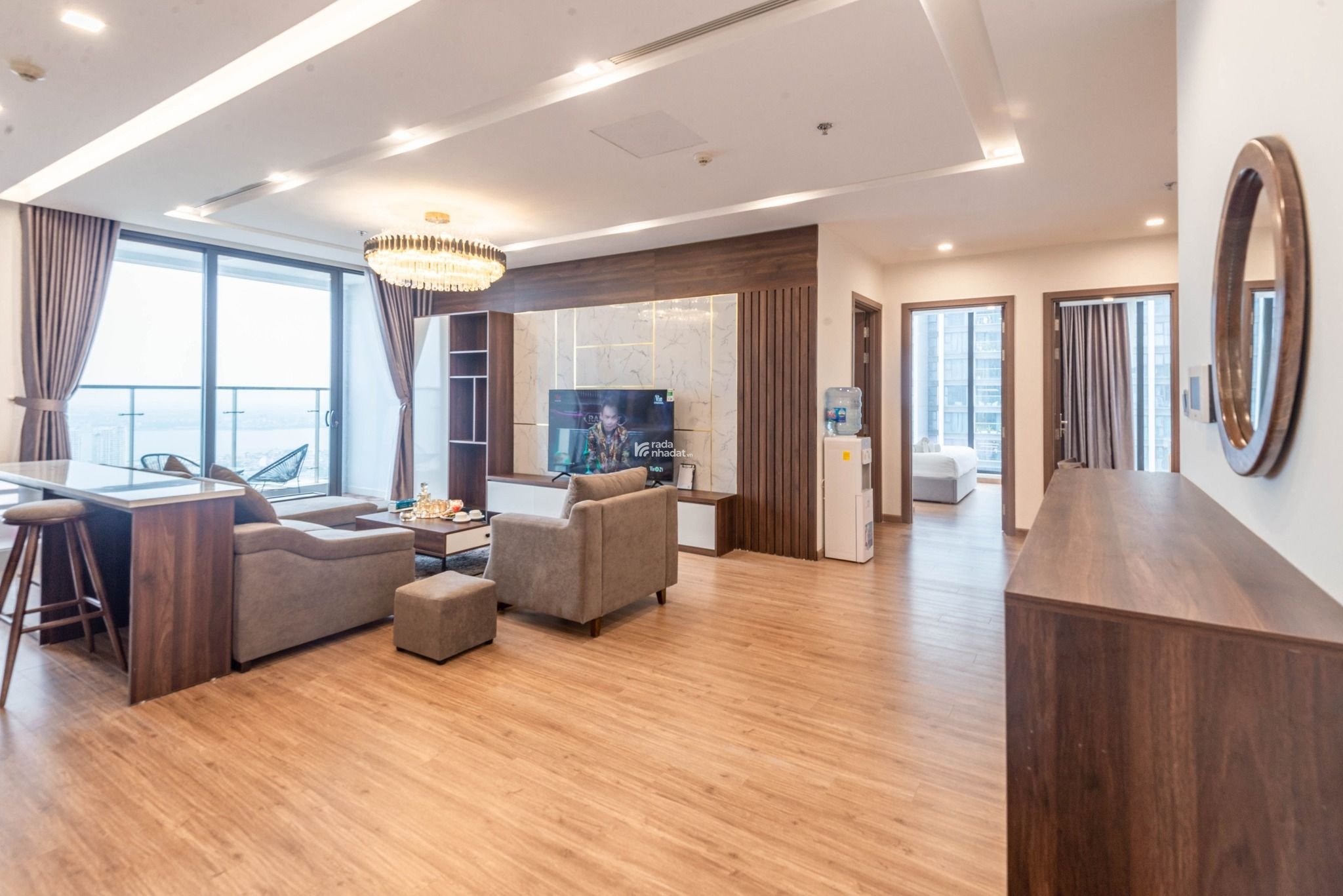 Cho thuê gấp CHCC AZ Lâm Viên Complex - 107 Nguyễn Phong Sắc, 90m2, 02PN, đủ đồ, 14 tr. 0963 668 ***