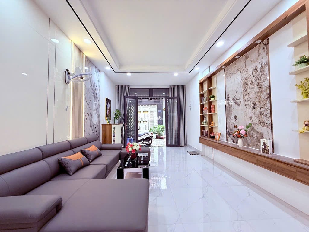 Nhà đẹp 4 tầng  Phạm Văn Chiêu  An Tây Hội ( P14 cũ)  Gò Vấp  Hẻm 4.5m  4x15m  Giá 6.99 Tỷ